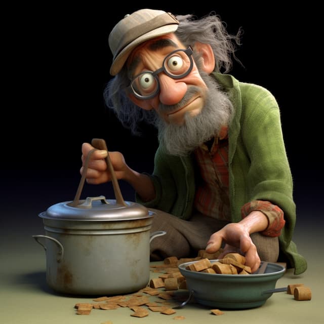 Cozinhe A Sopa Em Um Pico